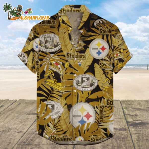 Pittsburgh Steelers Hawaiian Retro Logo Revolution NFL Aloha 2025 1