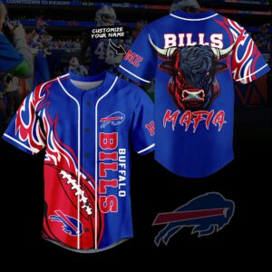Buffalo Bills Baseball Jersey For Fans