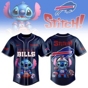 Buffalo Bills NFL x Stitch Personalized Baseball Jersey For Fan