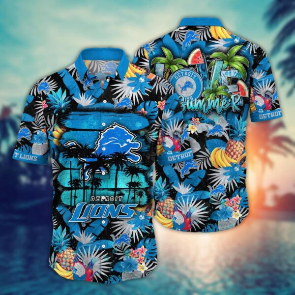 Detroit Lions Summer Vibes Aloha 1