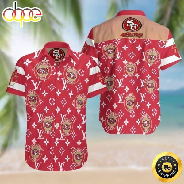 NFL San Francisco 49ers Hawaiian Symbol Louis Vuitton 1
