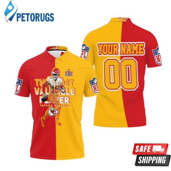 Nfl Kansas City Chiefs Mvp Patrick Mahomes 15 Afc West Division Champion Personalized Polo 1