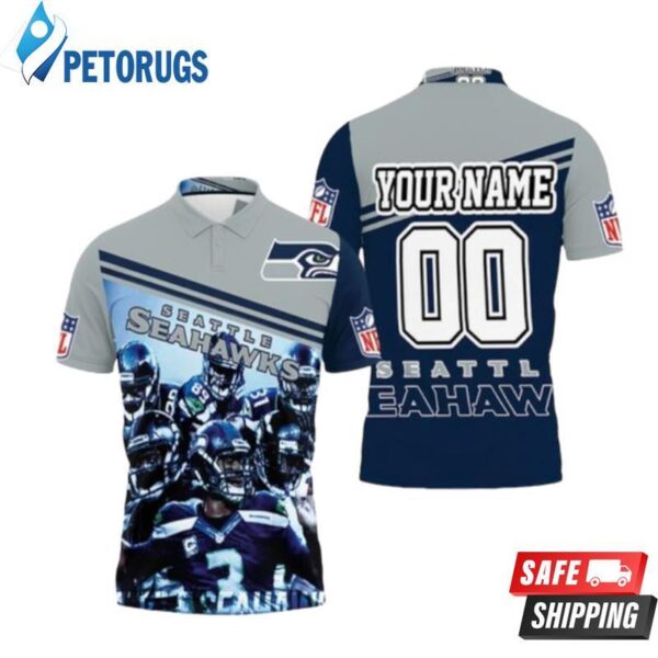 Nfl Seattle Seahawks Super Bowl Xlviii Champions Legend Personalized Polo 1