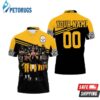 Pittsburgh Steelers Great Players Team Metal Steelers Nfl Season Personalized Polo 1