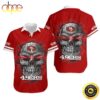 Red Aloha Sugar Skull NFL San Francisco 49ers Hawaiian 1