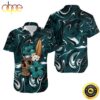 Skull And Hibiscus Flower NFL Philadelphia Eagles Hawaiian 1