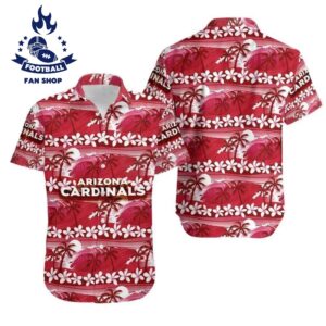 Arizona Cardinals Coconut Trees Nfl Gift For Fan Hawaii Shirt