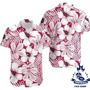 Arizona Cardinals Flower Hawaii Shirt And Shorts Summer Collection