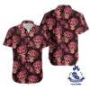 Arizona Cardinals Mystery Skull And Flower Hawaiian Shirt NFL Hawaiian Shirt 1