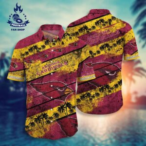 Arizona Cardinals NFL Aloha Vintage Art Hawaiian Shirt