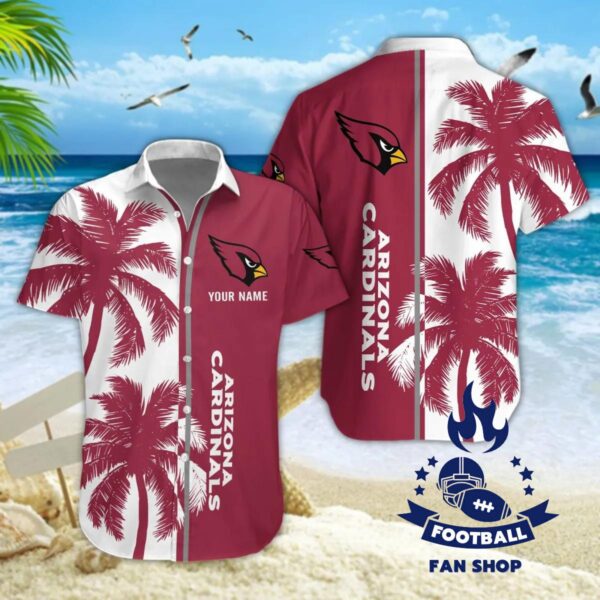 Arizona Cardinals NFL Coconut Tree Hawaiian Shirt NFL Hawaiian Shirt 1