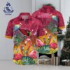 Arizona Cardinals NFL Flamingo And Flower Aloha Hawaiian Shirt NFL Hawaiian Shirt 1