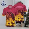 Arizona Cardinals NFL Flamingo And Flower Funny Hawaiian Shirt