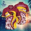 Arizona Cardinals NFL Line Waves Pattern Summer Hawaiian Shirt NFL Hawaiian Shirt 1