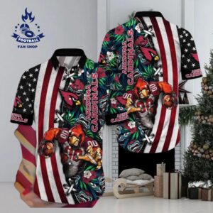 Arizona Cardinals NFL Mascot Aloha Summer Hawaiian Shirt