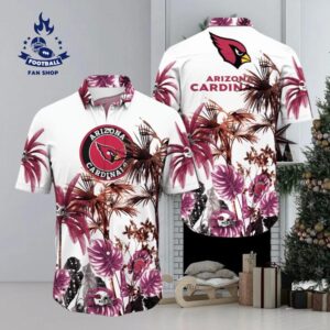 Arizona Cardinals NFL Palm Tree Hawaiian Shirt