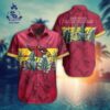 Arizona Cardinals NFL Simple Aloha Pattern Hawaiian Shirt NFL Hawaiian Shirt