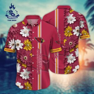 Arizona Cardinals NFL Summer Pattern Hawaiian Shirt
