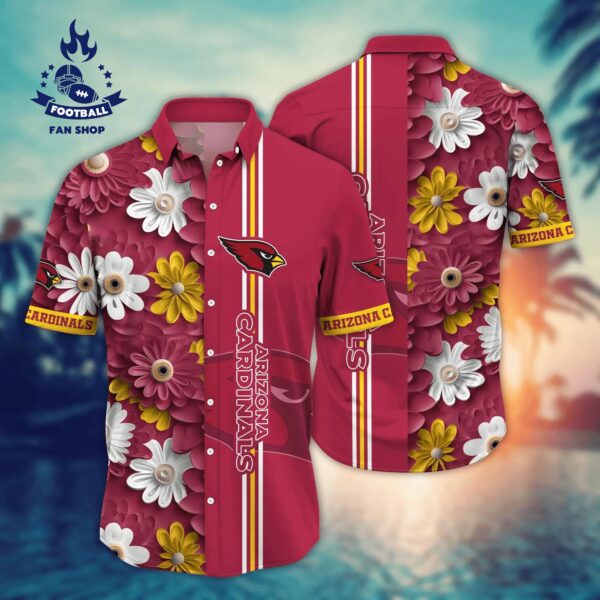 Arizona Cardinals NFL Summer Pattern Hawaiian Shirt NFL Hawaiian Shirt