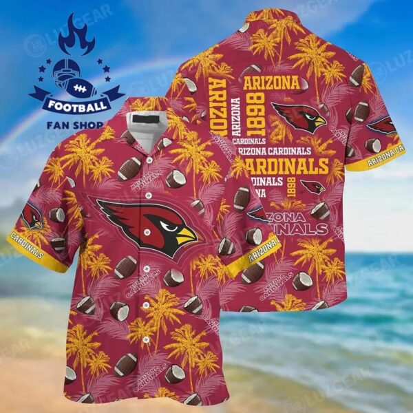 Arizona Cardinals Nfl Beach Hawaiian Shirt NFL Hawaiian Shirt 1