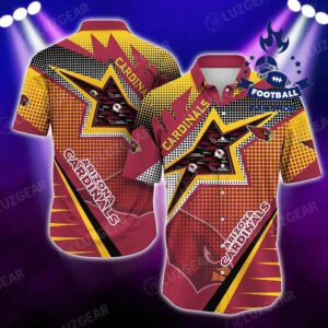 Arizona Cardinals Nfl Football Beach Shirt For This Summer Graphic Print Hawaiian Shirt