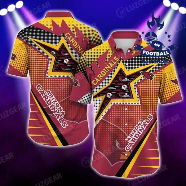 Arizona Cardinals Nfl Football Beach Shirt For This Summer Graphic Print Hawaiian Shirt NFL Hawaiian Shirt 1