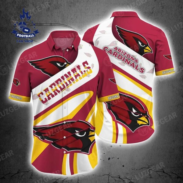 Arizona Cardinals Nfl Hawaiian Shirt 2 NFL Hawaiian Shirt 1