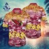 Arizona Cardinals Nfl Hawaiian Shirt Short Style Tropical Patterns Graphic Hot Trending Summer NFL Hawaiian Shirt 1