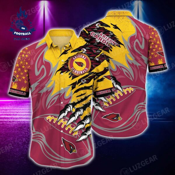 Arizona Cardinals Nfl Hawaiian Shirt Style Vintage Summer Beach Shirt Best Gift For Fans NFL Hawaiian Shirt 1