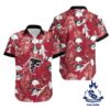 Atlanta Falcons Coconut Leaves And Skulls Hawaii Shirt Summer Collection NFL Hawaiian Shirt