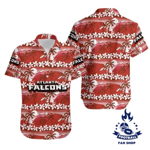 Atlanta Falcons Coconut Trees Nfl Gift For Fan Hawaii Shirt Summer Collection