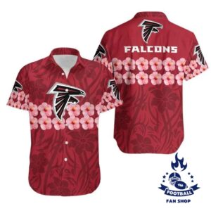 Atlanta Falcons Flower And Hawaii Shirt Summer Collection