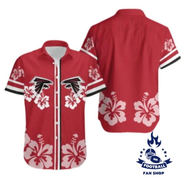 Atlanta Falcons Hibiscus Flower Hawaii Shirt Summer Collection NFL Hawaiian Shirt
