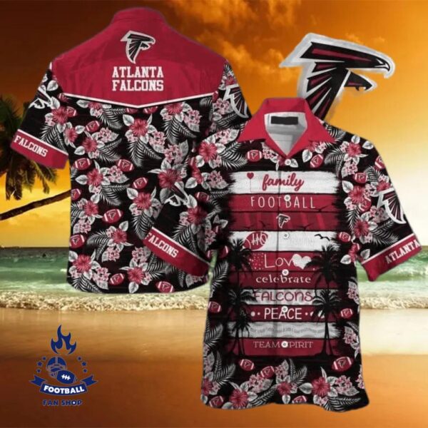Atlanta Falcons NFL Family Football Homerun Team Hawaiian Shirt NFL Hawaiian Shirt