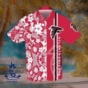 Atlanta Falcons Nfl Football Sport Cool Hawaiian Graphic Print Short Sleeve Hawaiian Shirt