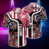 Atlanta Falcons Stars and Skulls Hawaiian 1
