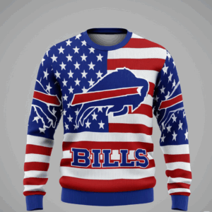 Buffalo Bills American Flag Sweater