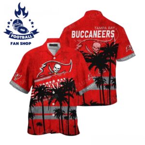 Tampa Bay Buccaneers Skull Viking Hawaiian Shirt