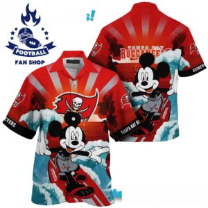 Tampa Bay Buccaneers Special Mickey Mouse Movies Design Summer Hawaiian Shirt