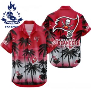 Tampa Bay Buccaneers Sunset Paradise Vibe Hawaiian Shirt
