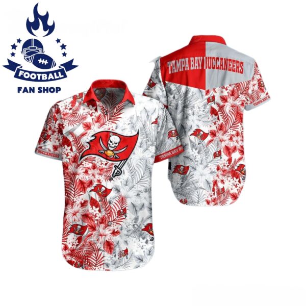 Tampa Bay Buccaneers Tropical Buccaneer Hawaiian Shirt