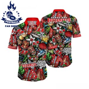 Tampa Bay Buccaneers Tropical Buccaneers Hawaiian Shirt