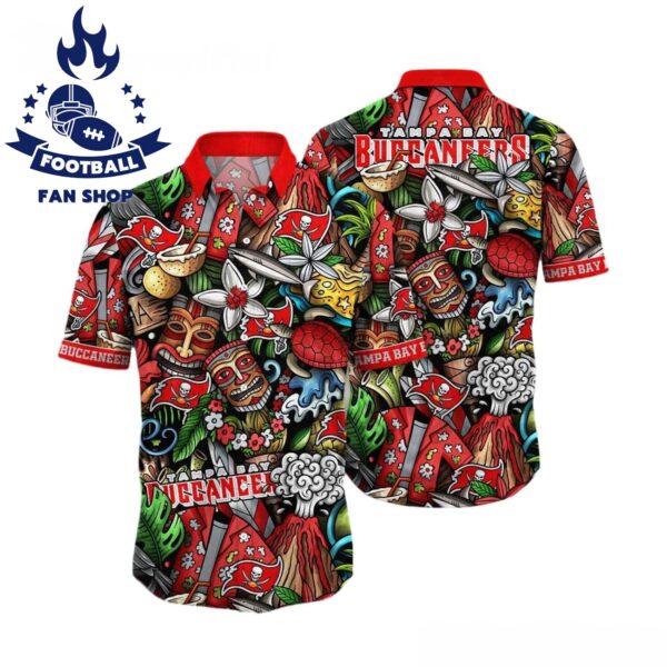 Tampa Bay Buccaneers Tropical Buccaneers Hawaiian Shirt