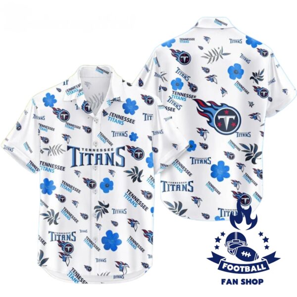 Tennessee Titans Hawaiian Shirt Tropical Beach