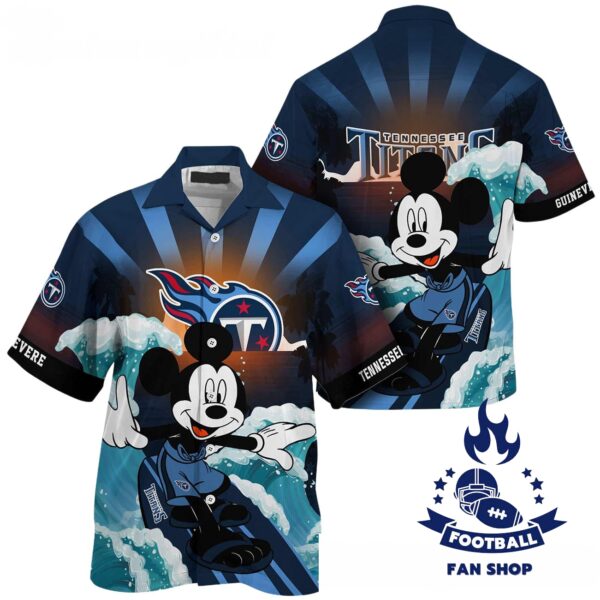Tennessee Titans Special Mickey Mouse Movies Design Summer Hawaiian Shirt