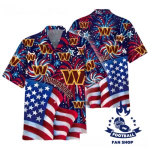 Washington Commander Celebration Hawaiian Shirt