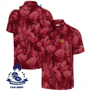 Washington Commanders Hawaiian Shirt Red