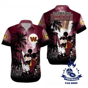 Washington Commanders Mickey Hawaiian Shirt