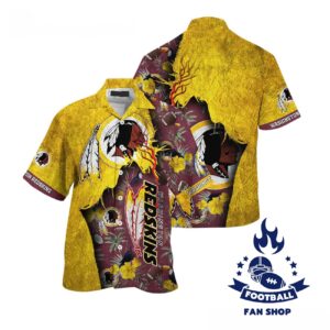 Washington Redskins Football Team Summer God Hawaii Shirt
