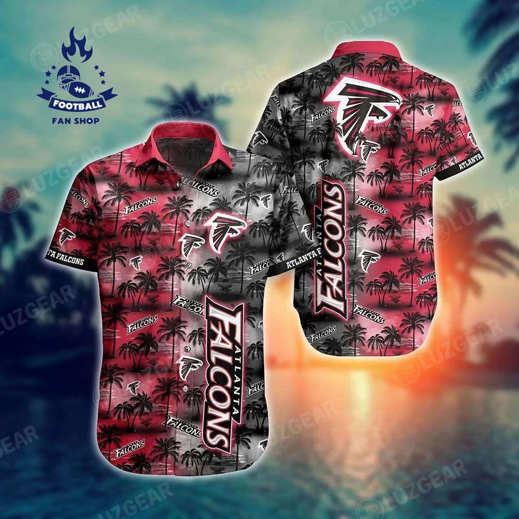 Atlanta Falcons Nfl Hawaiian Shirt Tropical Patterns New Hot Trend Summer For Football Nfl Fans